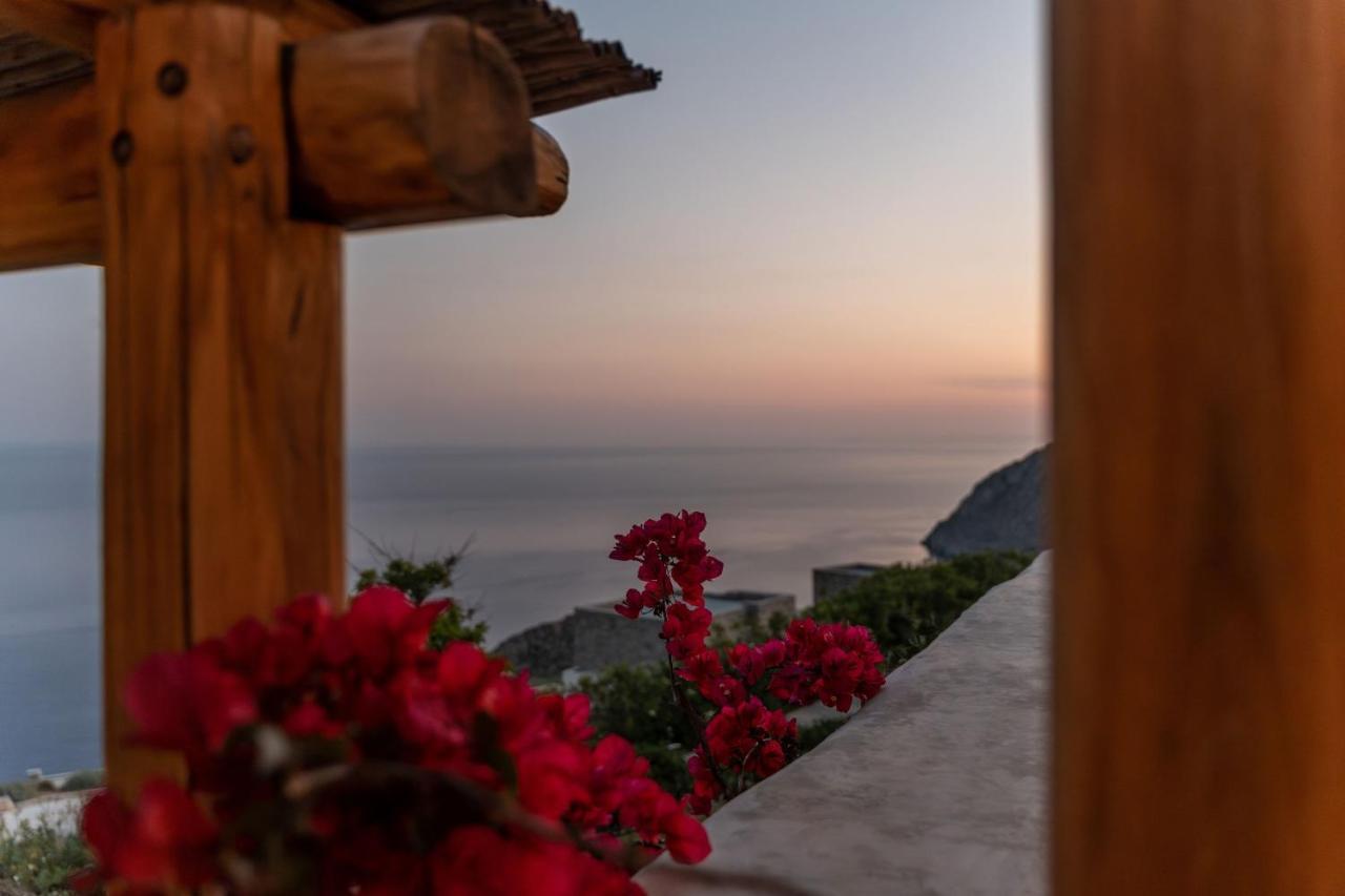 Ammoa Panorama Villa Sotiras Bagian luar foto