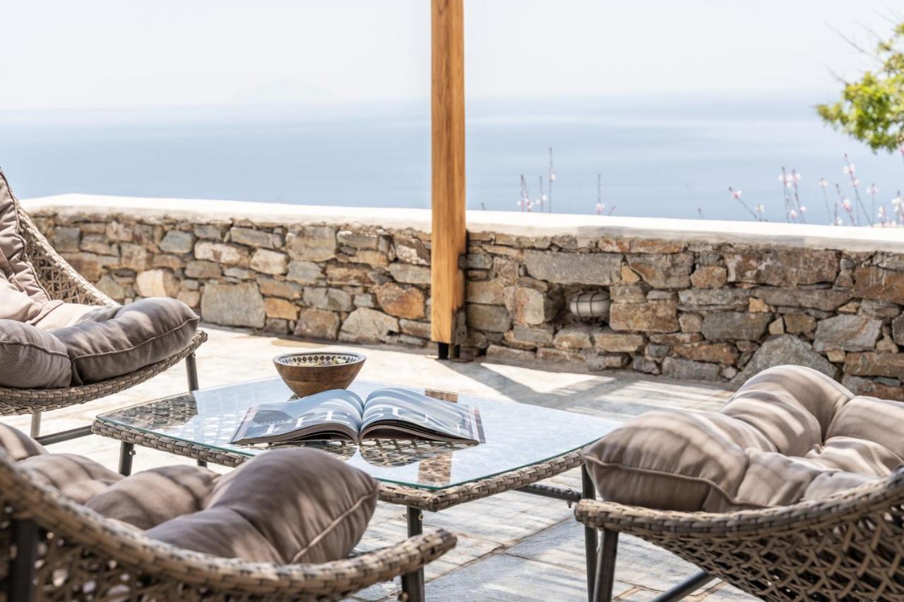 Ammoa Panorama Villa Sotiras Bagian luar foto