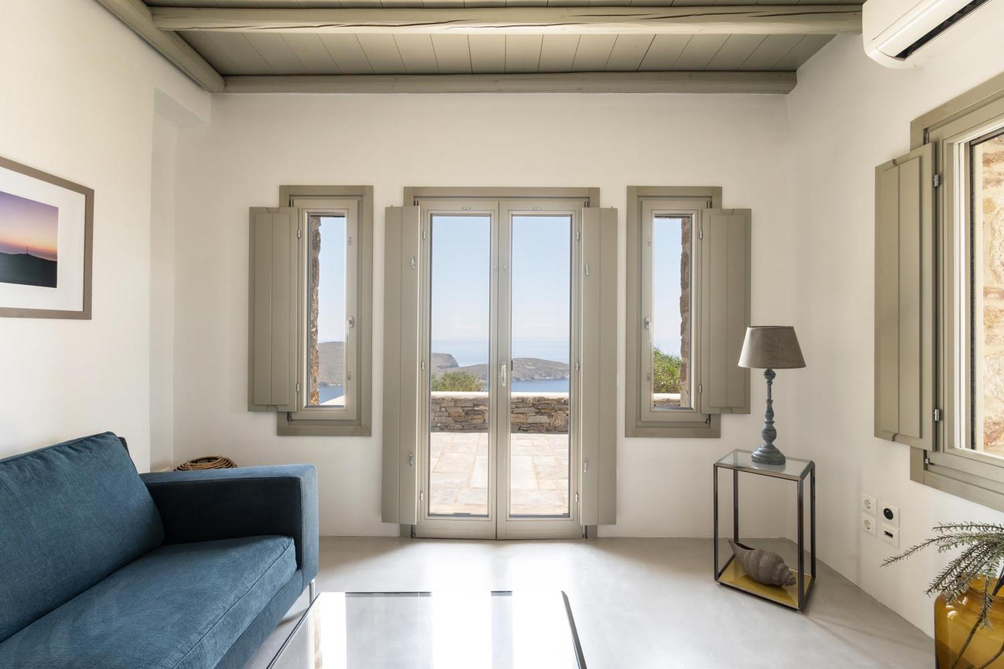 Ammoa Panorama Villa Sotiras Bagian luar foto
